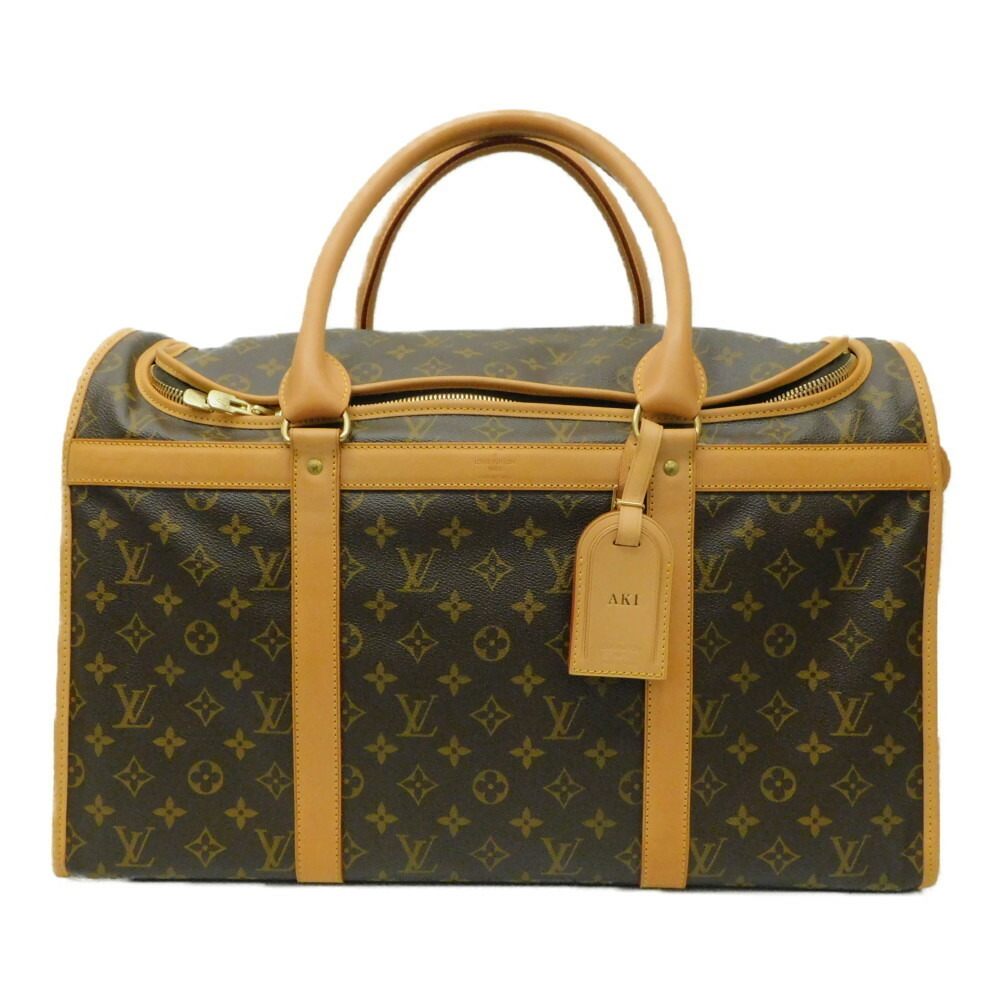 Louis Vuitton Sacchan 50 Monogram Dog Carrier Brown